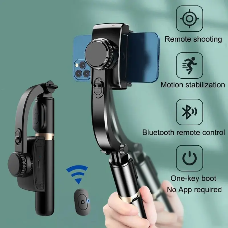 Auto Tracking Tripod - Q08 مثبت جيمبال محمول باليد، عصا