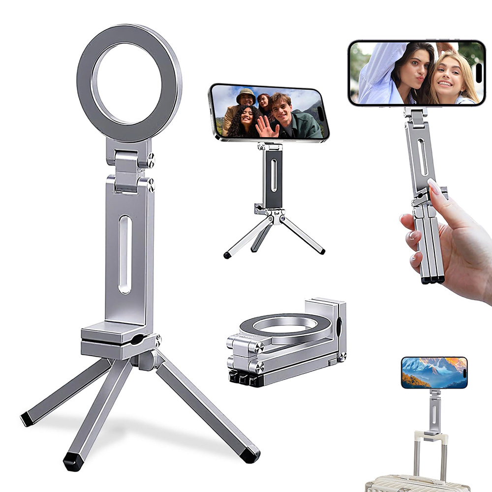 Auto Tracking Tripod - حامل هاتف مغناطيسي قابل للطي بزاوية