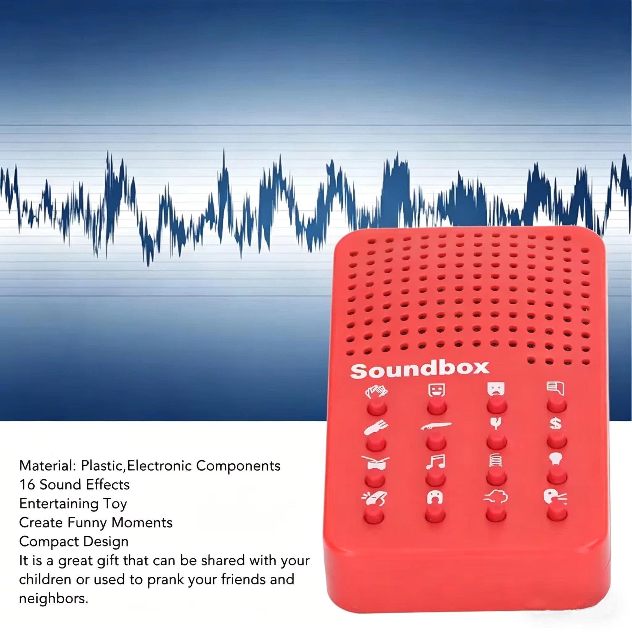 Electronics And Gadgets With Y - جهاز أصوات مدمج ومضحك مع 16