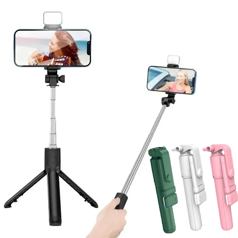 Auto Tracking Tripod - عصا سيلفي بلوتوث قابلة للسحب تدور