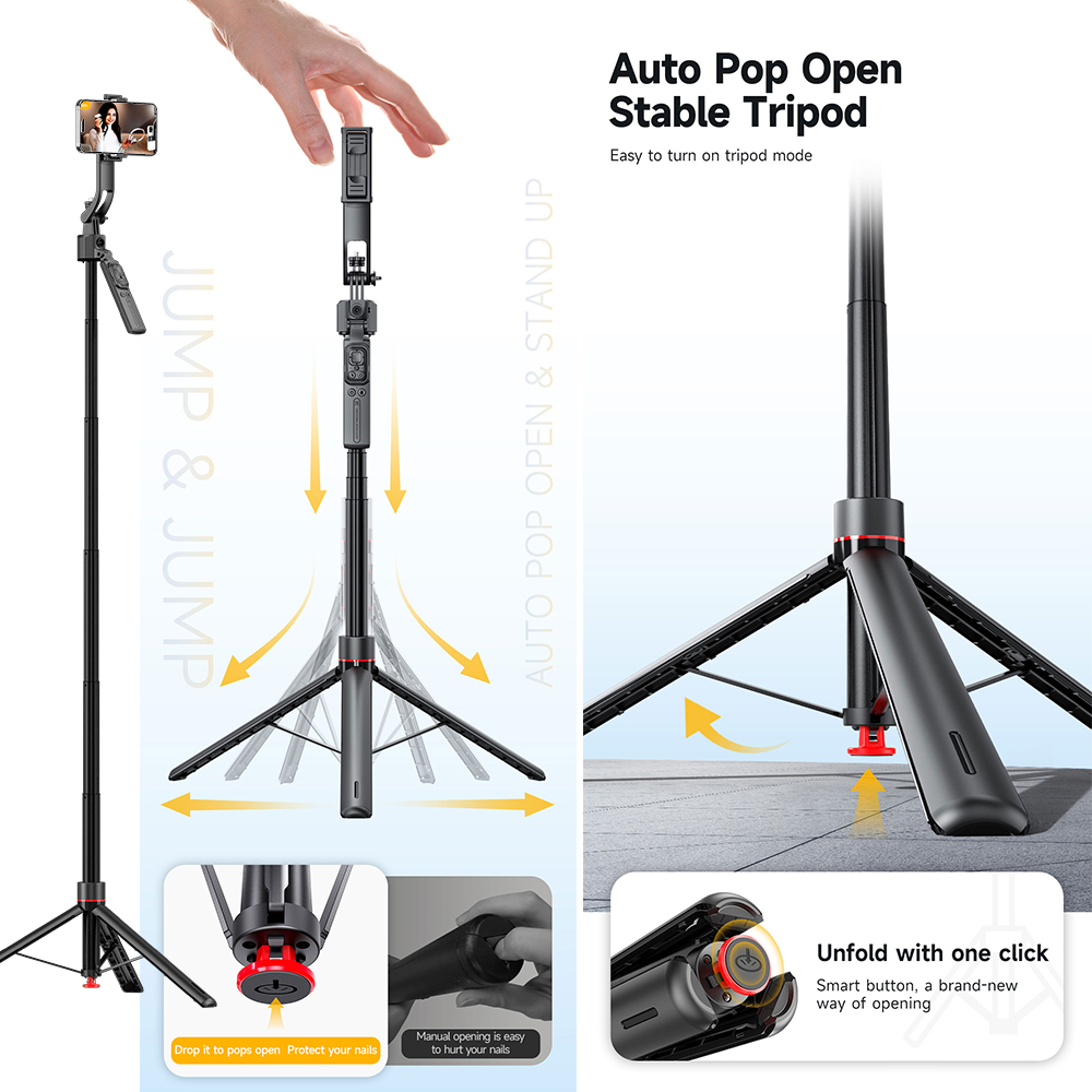 جديد TT07 AI تتبع الوجه الكل ف - مراجعة Auto Tracking Tripod وسعره