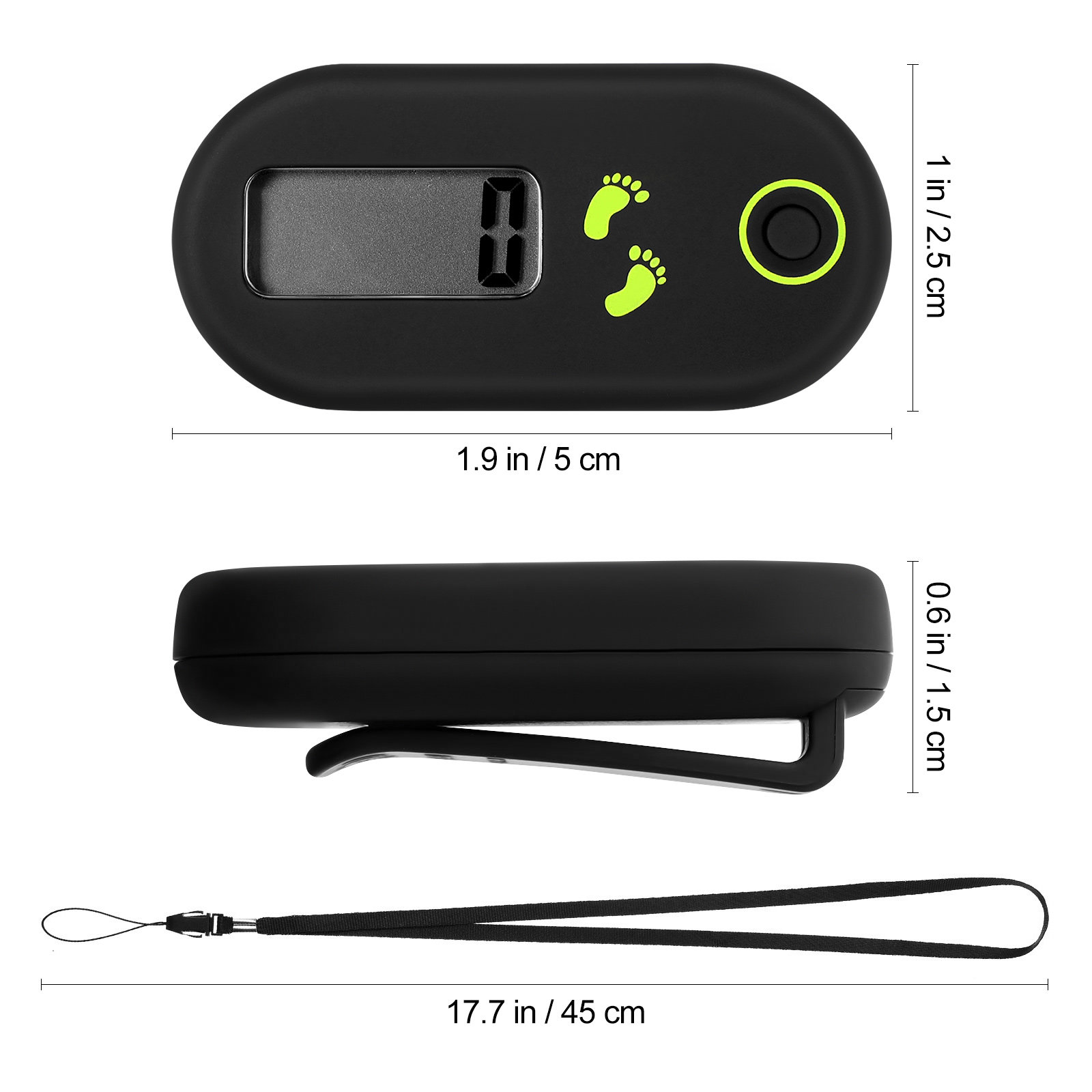 عداد خطوات إلكتروني محمول، عدا - مراجعة Electronics Home Gadgets وسعره