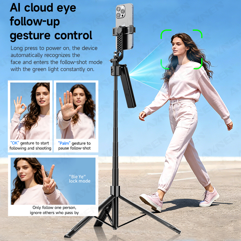 عصا سيلفي ذكية بتقنية التتبع ب - مراجعة Auto Tracking Tripod وسعره