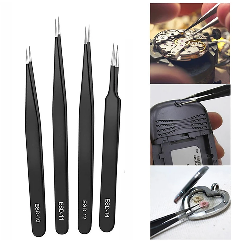 مجموعة ملاقط دقيقة مضادة للكهر - مراجعة Electronics Stuff وسعره