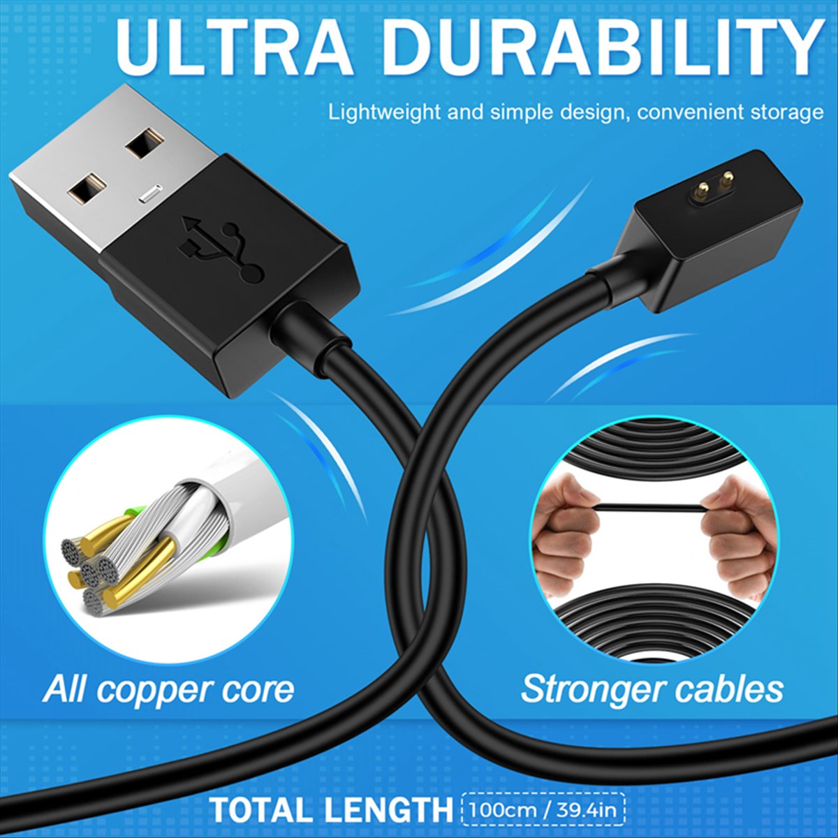 كابل شحن سريع للساعة الذكية 2  - مراجعة Magnetic Charging Cable وسعره