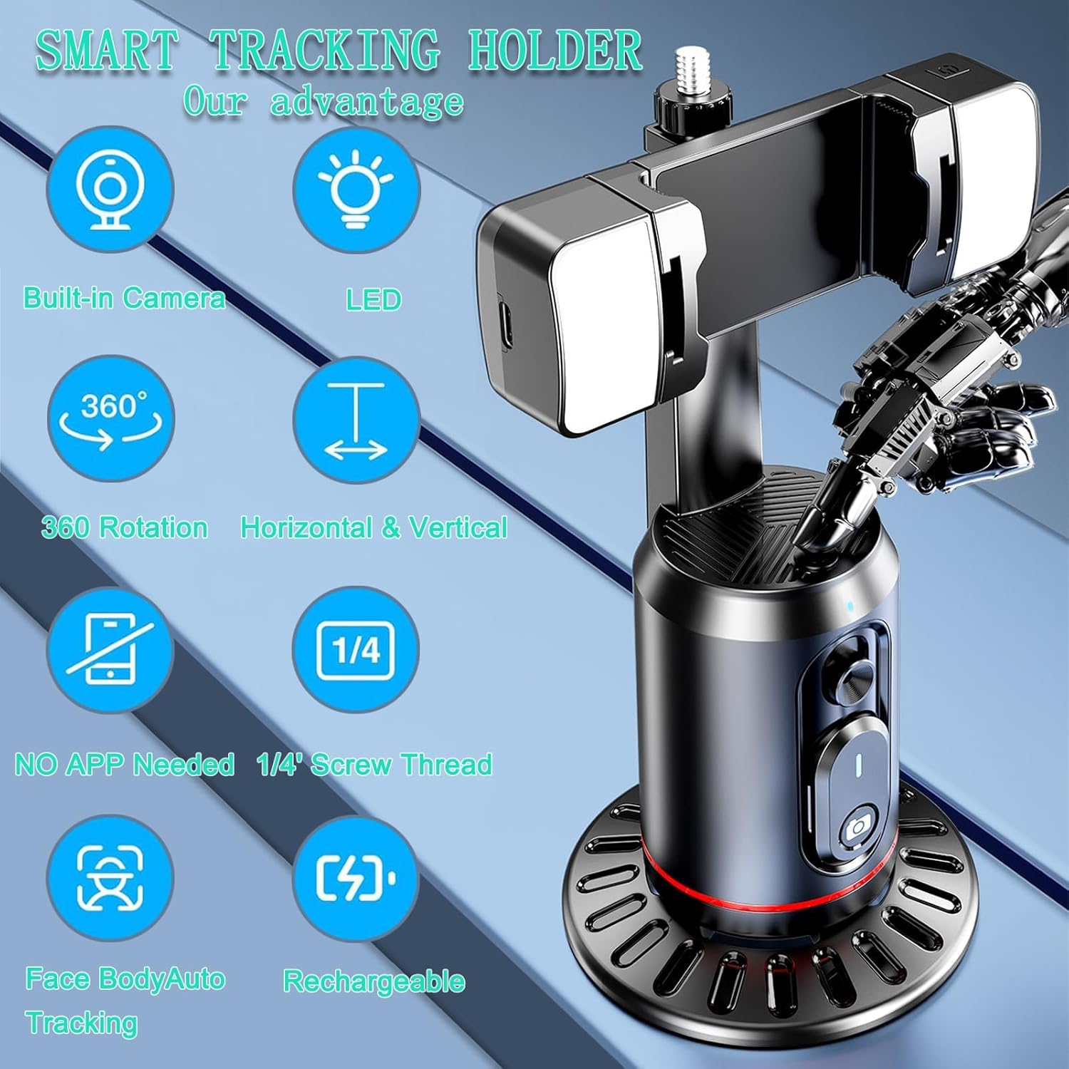 حامل ثلاثي القوائم لتتبع الوجه - مراجعة Auto Tracking Tripod وسعره