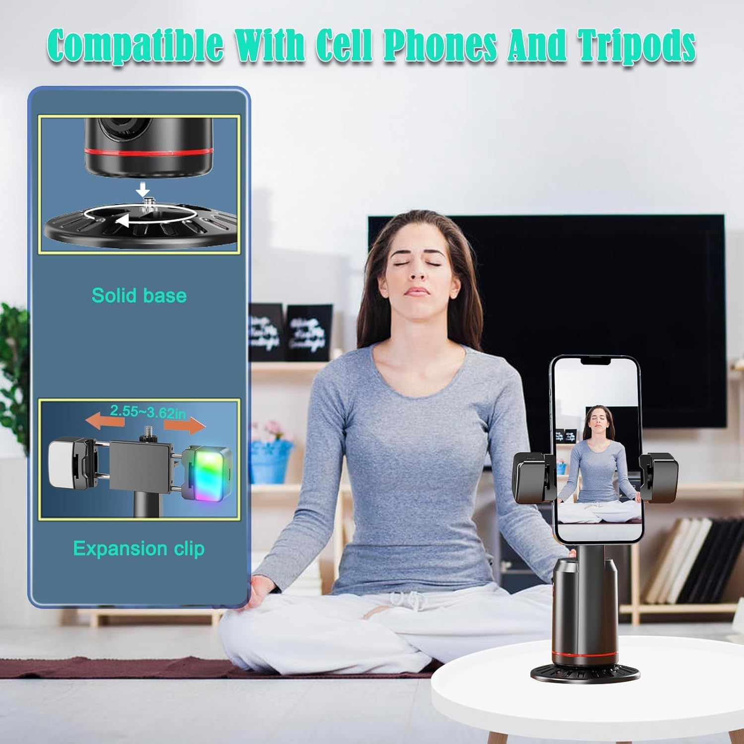 حامل ثلاثي القوائم لتتبع الوجه - مراجعة Auto Tracking Tripod وسعره