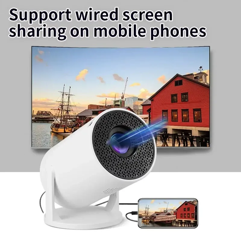 جهاز عرض محمول HY200 جديد ورائ - مراجعة Electronics Home Gadgets وسعره