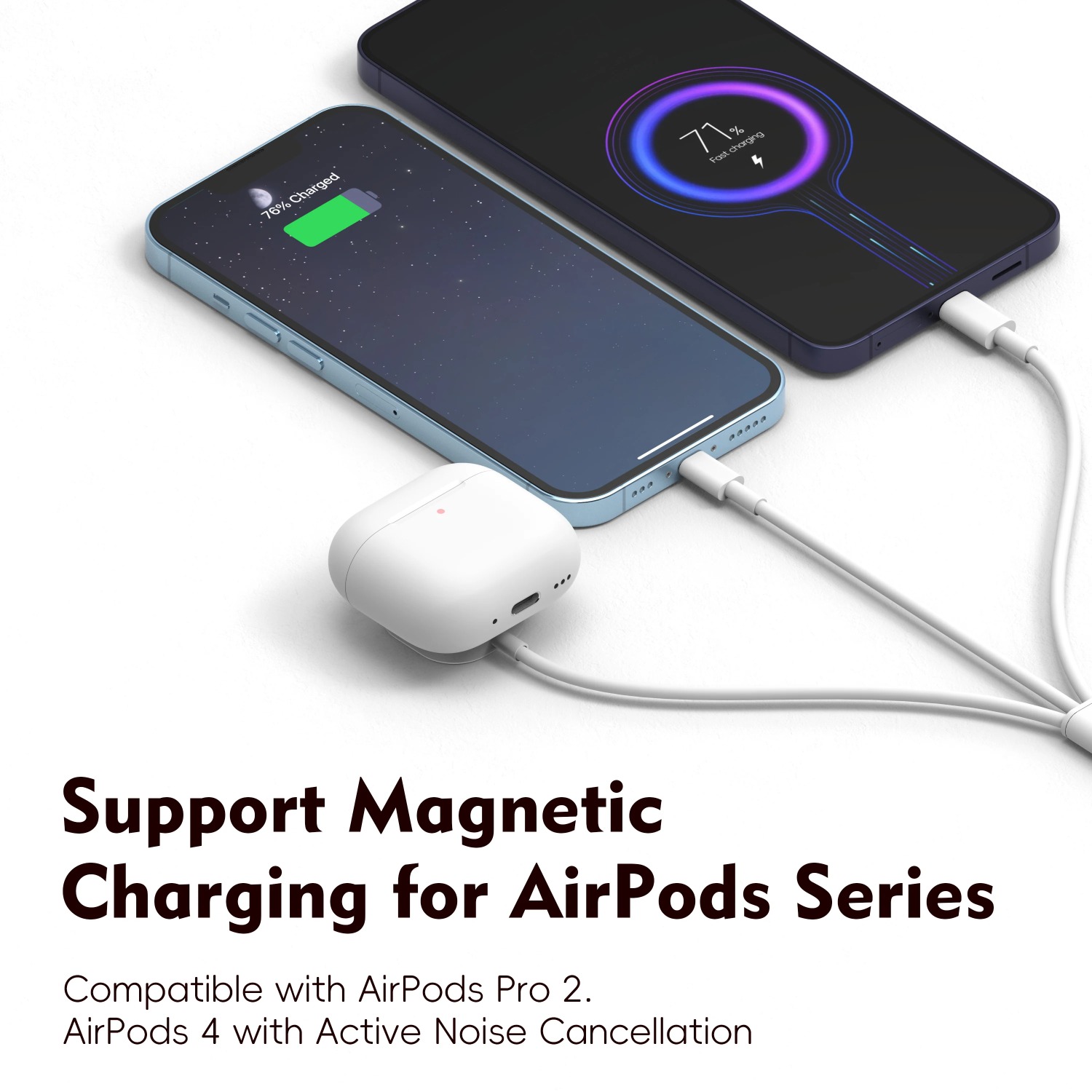 شاحن ساعة مغناطيسي 3 في 1 مع ك - مراجعة Magnetic Charging Cable وسعره