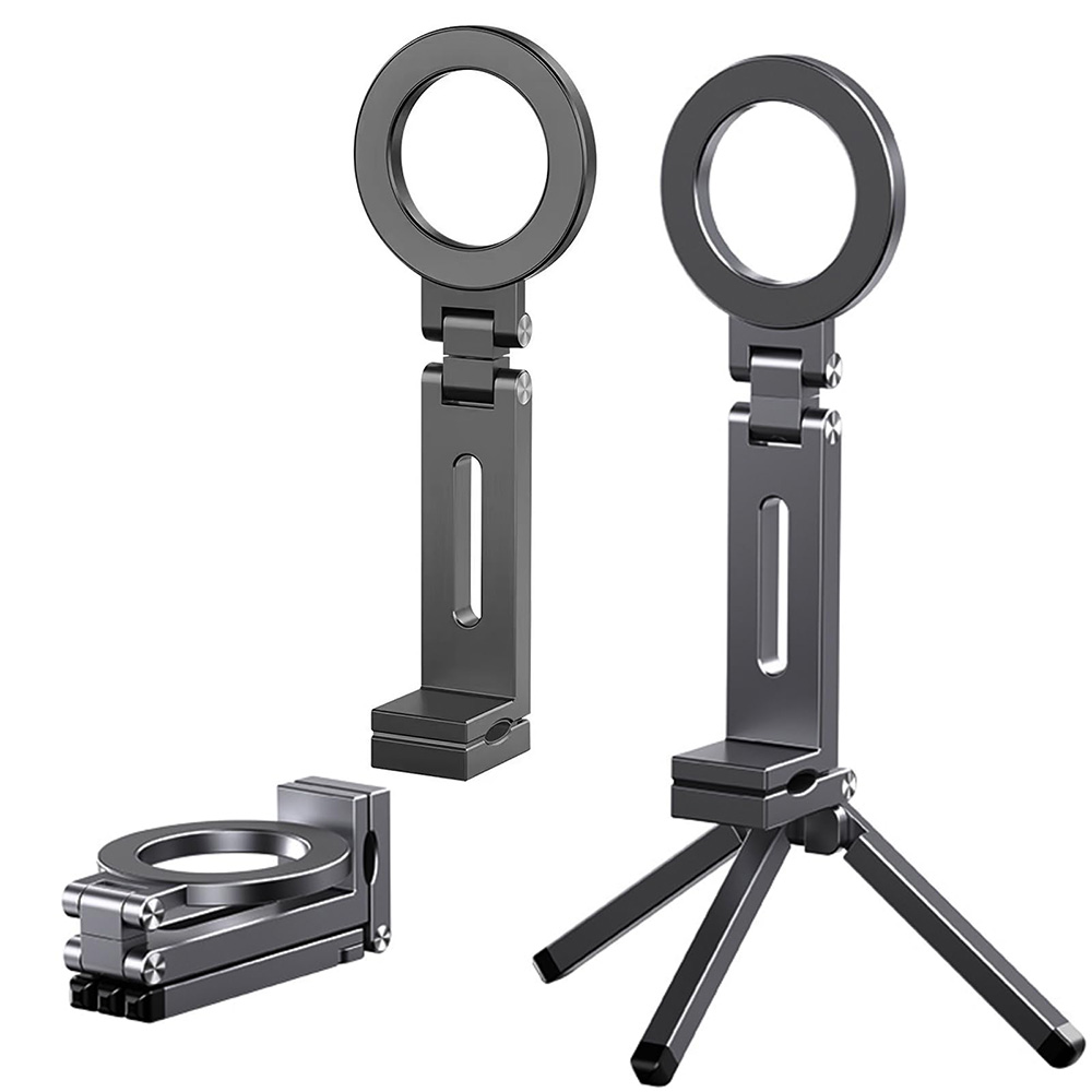 حامل هاتف مغناطيسي قابل للطي ب - مراجعة Auto Tracking Tripod وسعره