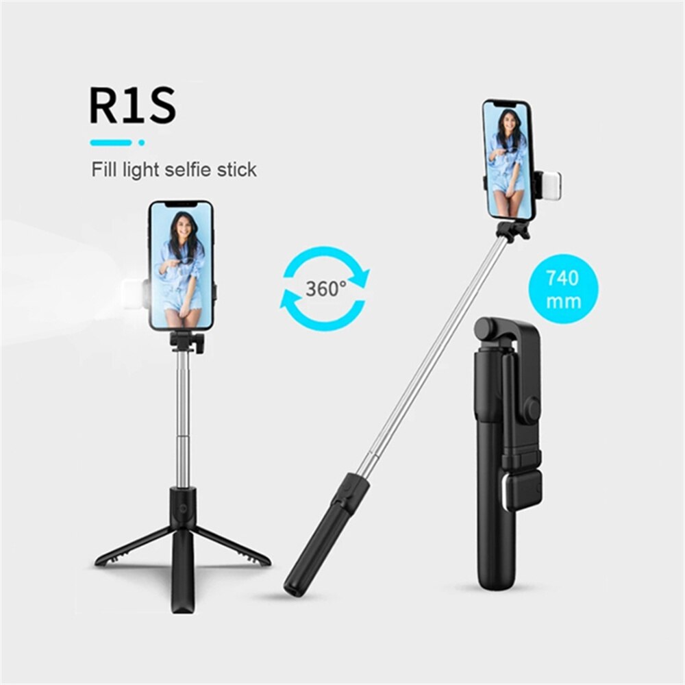عصا سيلفي بلوتوث قابلة للسحب ت - مراجعة Auto Tracking Tripod وسعره