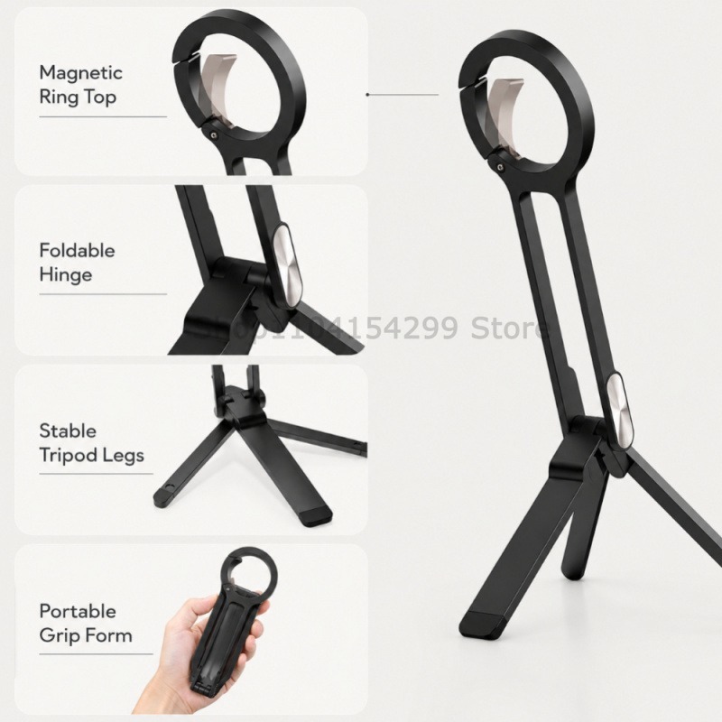 حامل هاتف مغناطيسي محمول متعدد - مراجعة Auto Tracking Tripod وسعره